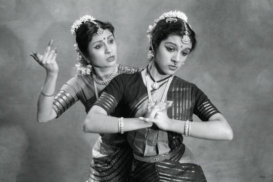 Promotional photograph of Ranee and Aparna Ramaswamy for production of Mirabai Visions